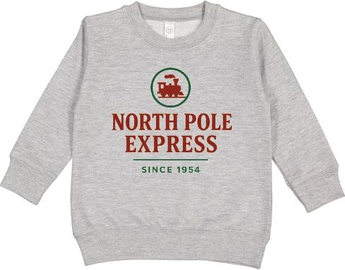 سويت شيرت للأطفال الصغار من Inktastic North Pole Express Train لعيد الميلاد in Kuwait