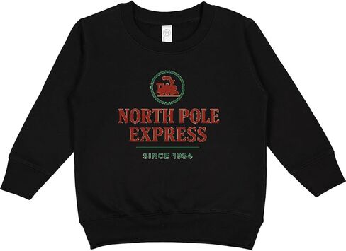 سويت شيرت للأطفال الصغار من Inktastic North Pole Express Train لعيد الميلاد in Kuwait