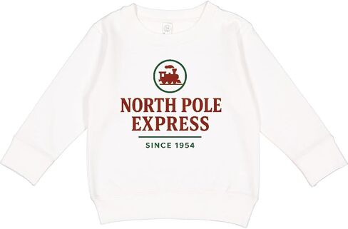 سويت شيرت للأطفال الصغار من Inktastic North Pole Express Train لعيد الميلاد in Kuwait