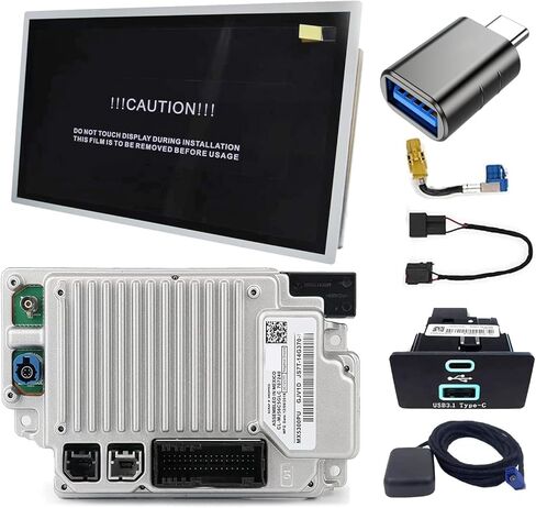 SYNC 2 to SYNC 3 Upgrade Kit with Latest OEM Sync4 1080p HD 8'' Touchscreen Anti Sunlight Compatible Ford F150 F250 Edge/Explorer/Mustang,APIM Module,GPS Navigation,Come with Latest Version Map in Saudi Arabia