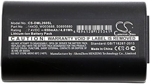 بطارية بديلة قابلة لإعادة الشحن XSP متوافقة مع بطارية DYMO 260P 280 LabelManager 260 LabelManager 260P LabelManager 280 LabelManager PnP 3M PL200 in Kuwait