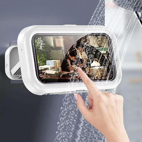 Generic Waterproof Shower Phone Holder, 360 Rotatable & Adjustable, Compatible with Phones Up to 6.8 Inch in Saudi Arabia