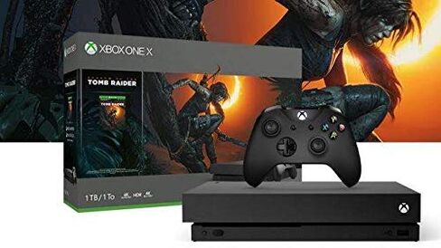 Xbox one x 1TB Tomb Raider Bundle (Renewed) in Saudi Arabia