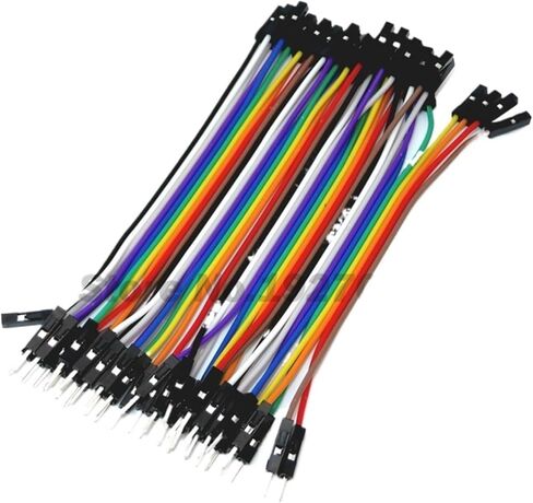 40PIN 10CM خط ذكر إلى ذكر + أنثى وأنثى إلى أنثى سلك كابل لمجموعة DIY (10CM-F-M) in Saudi Arabia