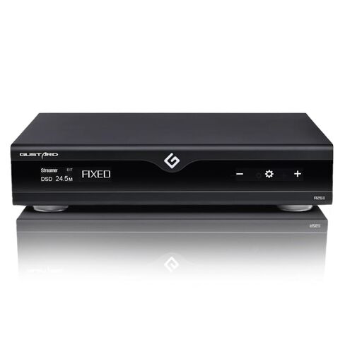 Gustard DAC-R26II 26 بت R2R DAC، جهاز فك ترميز البث المنفصل مع DSD2048، مدخل USB/Opt/Coax/IIS/AES/LAN، محول رقمي تناظري متوازن بالكامل، ساعة 10 ميجاهرتز، DAC لبث شبكة الصوت المنزلية، أسود in Saudi Arabia