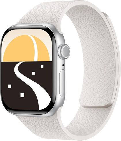 سوار ساعة مغناطيسي متوافق مع أحزمة ساعات Apple 38/40/41/42/44/45/46/49 ملم للرجال والنساء، حزام مقاوم للماء من السيليكون الناعم بمغناطيس قوي لسلسلة iWatch 11/10/9/8/7/6/5/4/2/1 SE Ultra 3/2 in Kuwait