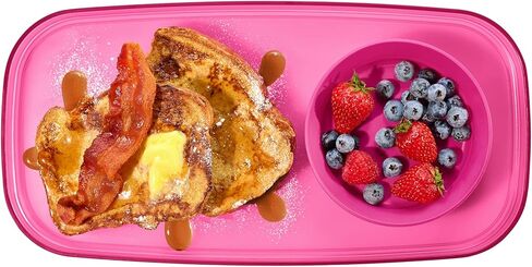 صينية تقديم صغيرة قابلة لإعادة الاستخدام من Madesmart Dipware للمقبلات والوجبات الخفيفة، طبق تقديم مقبلات صغير آمن للطعام مع وعاء غمس قابل للإزالة، كربون in Kuwait