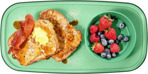 صينية تقديم صغيرة قابلة لإعادة الاستخدام من Madesmart Dipware للمقبلات والوجبات الخفيفة، طبق تقديم مقبلات صغير آمن للطعام مع وعاء غمس قابل للإزالة، كربون in Kuwait