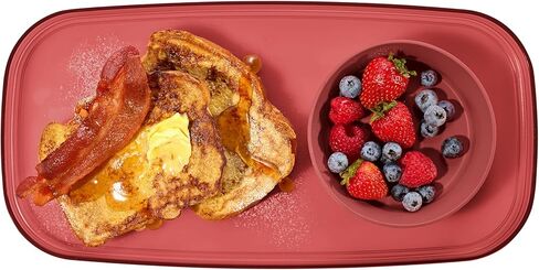 صينية تقديم صغيرة قابلة لإعادة الاستخدام من Madesmart Dipware للمقبلات والوجبات الخفيفة، طبق تقديم مقبلات صغير آمن للطعام مع وعاء غمس قابل للإزالة، كربون in Kuwait