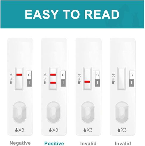مجموعة أدوات اختبار الحمل للكلاب والقطط - اختبار البول في المنزل، دقيق بنسبة 98.8% مع نتائج خلال 5 دقائق، غير مؤلم وخالي من الإبر للعائلات التي لديها حيوانات أليفة متعددة (قطعة واحدة) in Kuwait