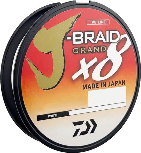 J-Braid GRANDX8 50LB 300Y White Filler Spool in Saudi Arabia