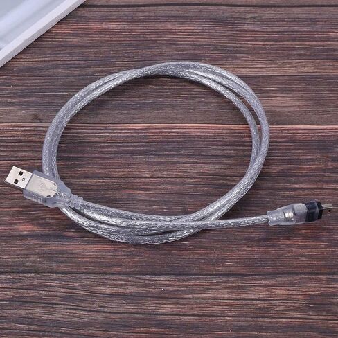 1.5M USB إلى IEEE 1394 4 Pin Firewire DV محول كابل محول لكاميرا الكمبيوتر in Kuwait