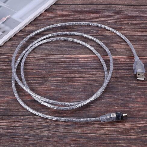 1.5M USB إلى IEEE 1394 4 Pin Firewire DV محول كابل محول لكاميرا الكمبيوتر in Kuwait
