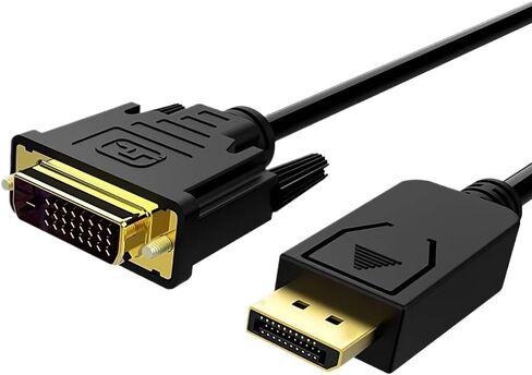 Gold Plated Plug Converter DP to VGA/DVI D/HDMI Long Cable for TV Lap*/top Computer 4K 1080P HD Display Port Adapter(DP to VGA) in Saudi Arabia