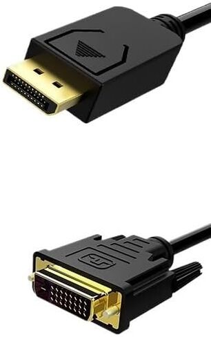 Gold Plated Plug Converter DP to VGA/DVI D/HDMI Long Cable for TV Lap*/top Computer 4K 1080P HD Display Port Adapter(DP to VGA) in Saudi Arabia