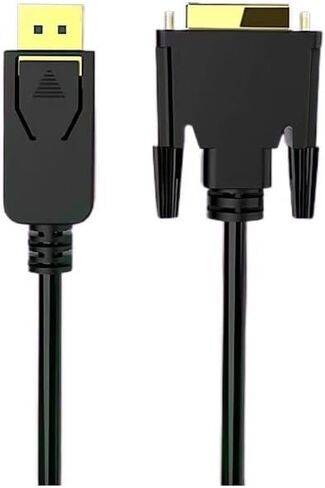 Gold Plated Plug Converter DP to VGA/DVI D/HDMI Long Cable for TV Lap*/top Computer 4K 1080P HD Display Port Adapter(DP to VGA) in Saudi Arabia
