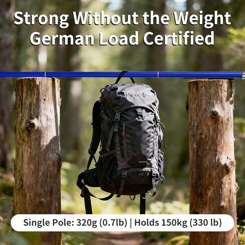 2-Pack 7075 Aluminum Ultra-Light Folding Trekking Poles - Professional Hiking Walking Sticks, Adjustable, Portable for Trekking, Camping, Mountaineering in Saudi Arabia