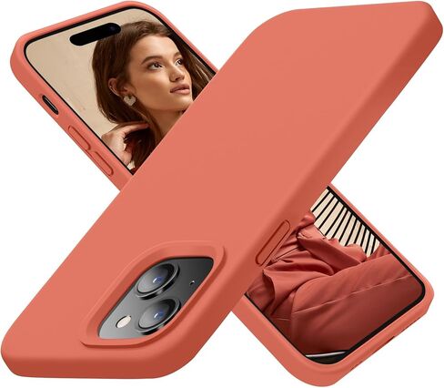 جراب Cordking مصمم لهاتف iPhone 15 Pro، جراب هاتف واقٍ من السيليكون فائق النحافة ومقاوم للصدمات مع [بطانة ناعمة من الألياف الدقيقة المضادة للخدش]، 6.1 بوصة، أسود in Kuwait