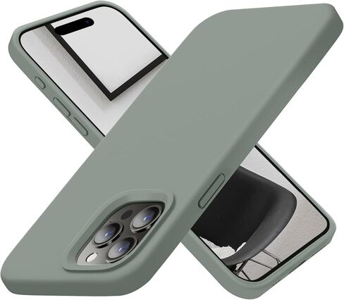 جراب Cordking مصمم لهاتف iPhone 15 Pro، جراب هاتف واقٍ من السيليكون فائق النحافة ومقاوم للصدمات مع [بطانة ناعمة من الألياف الدقيقة المضادة للخدش]، 6.1 بوصة، أسود in Kuwait