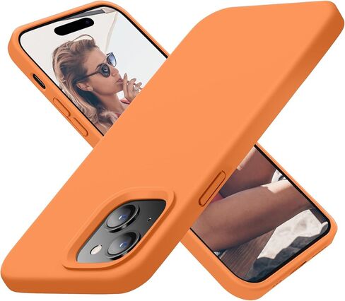 جراب Cordking مصمم لهاتف iPhone 15 Pro، جراب هاتف واقٍ من السيليكون فائق النحافة ومقاوم للصدمات مع [بطانة ناعمة من الألياف الدقيقة المضادة للخدش]، 6.1 بوصة، أسود in Kuwait