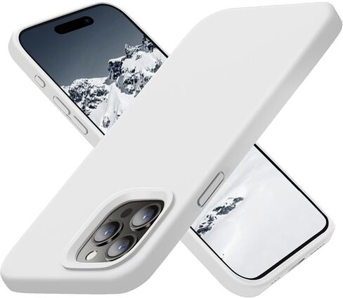 جراب Cordking مصمم لهاتف iPhone 15 Pro، جراب هاتف واقٍ من السيليكون فائق النحافة ومقاوم للصدمات مع [بطانة ناعمة من الألياف الدقيقة المضادة للخدش]، 6.1 بوصة، أسود in Kuwait