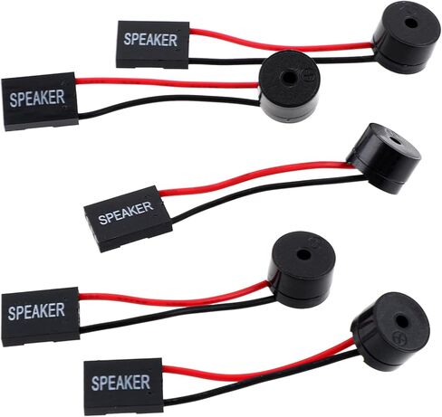 Mozeat Lens 5 PCS Motherboard Speaker Mini PC Computer Case Speakers Computer Case Mini Speakers PC Motherboard Internal Speaker Bios Alarm Buzzer in Saudi Arabia