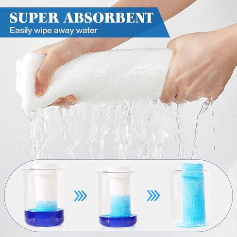 7 Pack Disposable Bath Towels Durable Large Portable Thicken Camping Towels for Travel Hotel Business Trip Swimming Pet Towels Sauna Spa Hot Spring Water Play 55.12''X27.56'' in Saudi Arabia