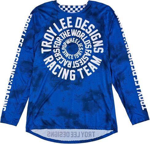 Troy Lee Designs 2023 GP Pro Air Jersey - Manic Monday (Large) (Blue) in Saudi Arabia