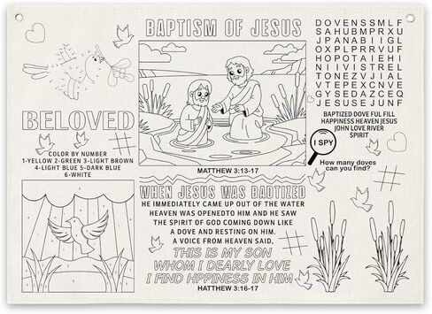 Christian Canvas Poster, Servant of All Canvas Poster, Children's Early Education Games, Children's Church Activity, Bible Decor, for Sunday School, Bible Class, Homeschool 28 * 19.6In in Kuwait