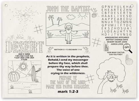 Christian Canvas Poster, Servant of All Canvas Poster, Children's Early Education Games, Children's Church Activity, Bible Decor, for Sunday School, Bible Class, Homeschool 28 * 19.6In in Kuwait