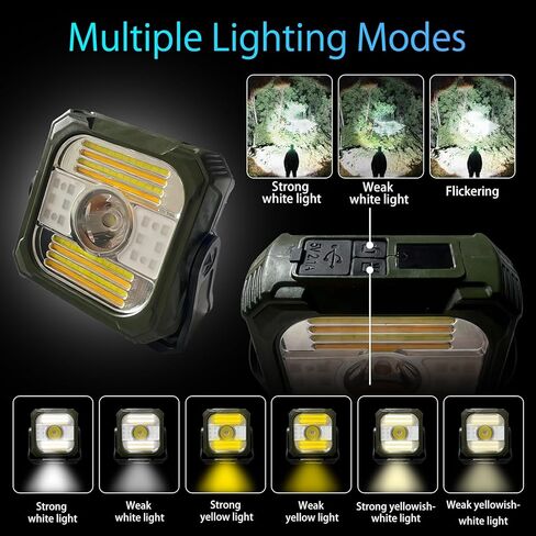 LED Solar Portable Camping Lights with Stand dimmable,Magnetic Work Lights 1500lm, IP65 Waterproof, 7 Light Modes Portable Flood Light, Camping Lantern for Indoor Outdoor (Black) in Saudi Arabia