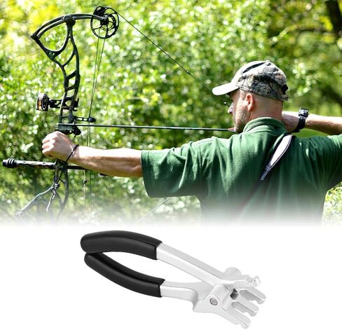 Archery D Loop Pliers for Compound Bow, Bow Press Tools Accessories Bowstring D Ring Install Tool Nocking Point Pliers Archer Making Installing Adjusting Clamping Hunting Repair Comfort Grip Handle in Saudi Arabia