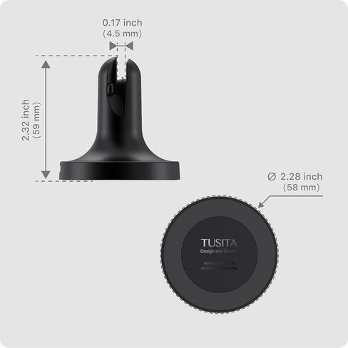 حامل وكابل شحن TUSITA متوافق مع نظارات Ray-Ban Meta الذكية - الجيل الأول فقط، USB-C in Kuwait