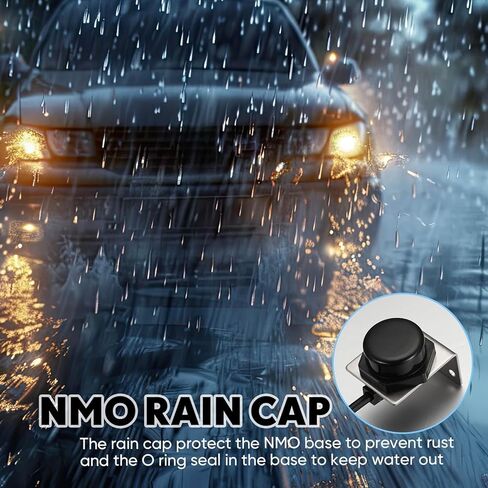 3/4 "فتحة جبل مع Nmo L قوس 16ft Rg58 النحاس النقي Nmo إلى Pl259 كابل محوري مع غطاء مقاوم للماء لهوائي راديو VHF/uhf/cb ثنائي النطاق in Kuwait