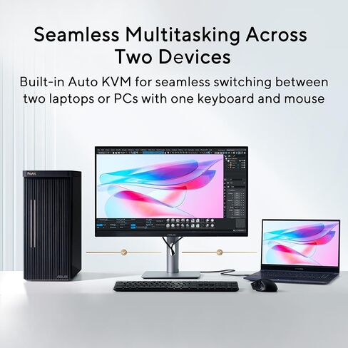 شاشة ASUS ProArt Display مقاس 32 بوصة 6K احترافية (PA32QCV) - IPS، 6K (6016 x 3384)، 98% DCI-P3، LuxPixel™، ΔE < 2، Calman Verified، Thunderbolt 4، DisplayHDR600، Auto KVM، DisplayWidget، ضمان لمدة 3 سنوات in Saudi Arabia
