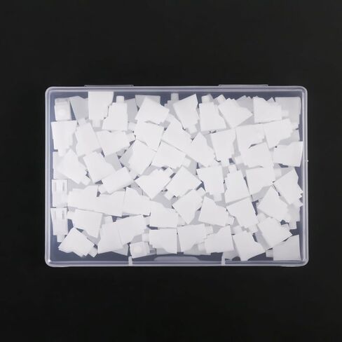 أغطية غبار من الألياف الضوئية LC، حزمة من 1000 أغطية غبار شفافة مقاس 1.25 مم لقابس سيراميك موصل الألياف الضوئية LC/MU in Kuwait