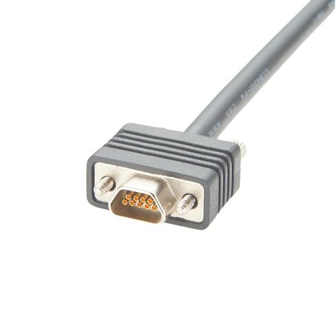 كابل تسلسلي أنثى من Micro DB9 إلى DB9 مع وعاء كابل مودم برغي Micro-D 9Pin إلى D-Sub 9 Pin متوافق 038-003-084(1.5M/5FT) in Kuwait
