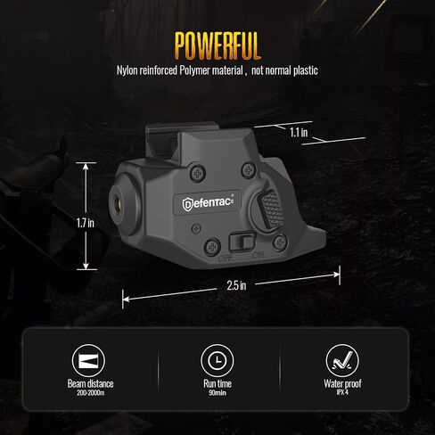 DEFENTAC Green Laser Sight is Exclusive Compatible with P365/ P365X/ P365XL (Not for Macro Model), Momentary and Strobe in Saudi Arabia