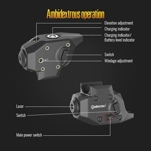 DEFENTAC Green Laser Sight is Exclusive Compatible with P365/ P365X/ P365XL (Not for Macro Model), Momentary and Strobe in Saudi Arabia
