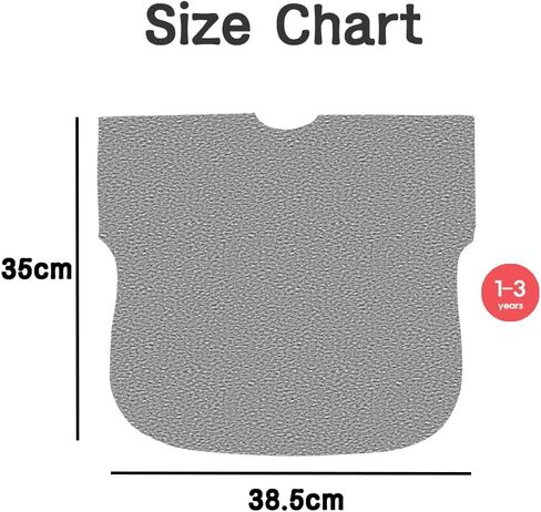 Plie Short Sleeve Waterproof Bib for Toddlers – Easy Clean Feeding Apron for Mealtime, Daycare, Self-Feeding, Lightweight in Saudi Arabia