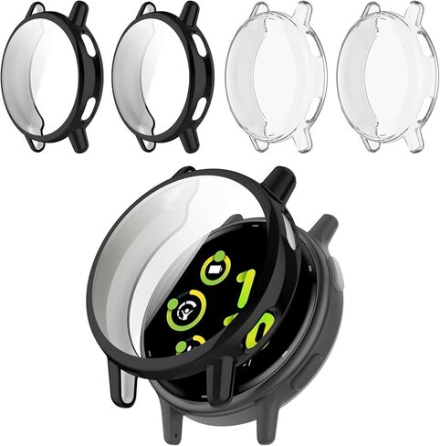 4 Pack for Garmin Vivoactive 5 Screen Protector Case, Soft TPU Bumper Full Coverage Protective Accessories in Saudi Arabia