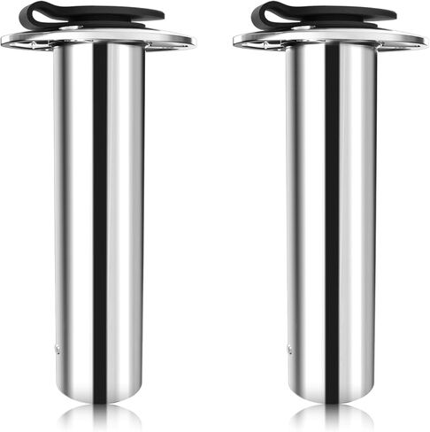 حامل قضيب صيد 90 درجة، عبوتان، 316 حامل قضيب من الفولاذ المقاوم للصدأ لقارب الصيد، حامل فلوش مع غطاء، شديد التحمل in Kuwait