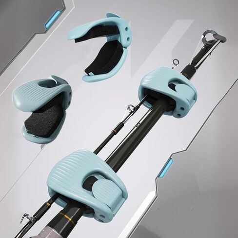 4-Pack Fishing Rod Holder Multi-Function Rod Storage Protector Clip - 3.1" L x 2.0" W in Saudi Arabia