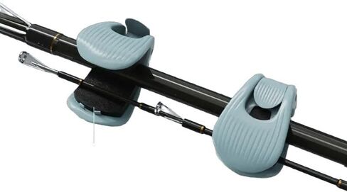 4-Pack Fishing Rod Holder Multi-Function Rod Storage Protector Clip - 3.1" L x 2.0" W in Saudi Arabia