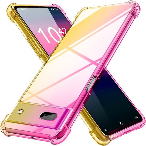 case for Google Pixel 7A[Gradient] Clear Soft TPU Non-Slip Non-Yellowing Soft Edge Cover for Google Pixel 7A,Pink/Purple,MUS-HCJB-27-04 in Saudi Arabia