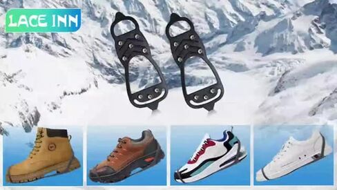 2pcs Anti-slip Clip Nails, Anti-cleats, Walking Traction Cleats, Mountaineering And Ice And Snow Equipment For Shoes in Saudi Arabia