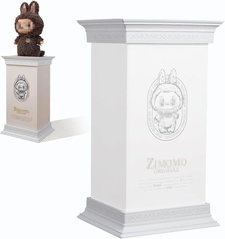 قاعدة عرض دمية مع تصميم الأعمدة الرومانية - شاشة مضادة لمكافحة وآمنة ، مثالية لعرض Zimomo لقد وجدت لك دمية in Kuwait