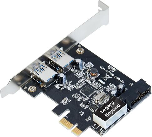 بطاقة PCI Express من SIIG Legacy and Beyond Series إلى USB 3.0 2 (خارجية) مع رأس 19 سنًا، ومعدلات نقل بيانات تصل إلى 5 جيجابت في الثانية، تدعم UASP in Kuwait