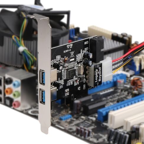 بطاقة PCI Express من SIIG Legacy and Beyond Series إلى USB 3.0 2 (خارجية) مع رأس 19 سنًا، ومعدلات نقل بيانات تصل إلى 5 جيجابت في الثانية، تدعم UASP in Kuwait