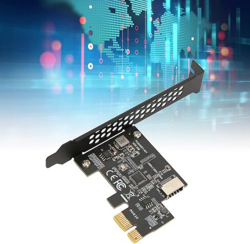 PCI E 1X to USB 3.2 GEN1 5Gbps 20pin Front Panel Header, PCIE to USB 3.2 Expansion Card 5Gbps, High Speed Front Type C, Plug and Play (PCIE X1 to USB3.2) in Saudi Arabia